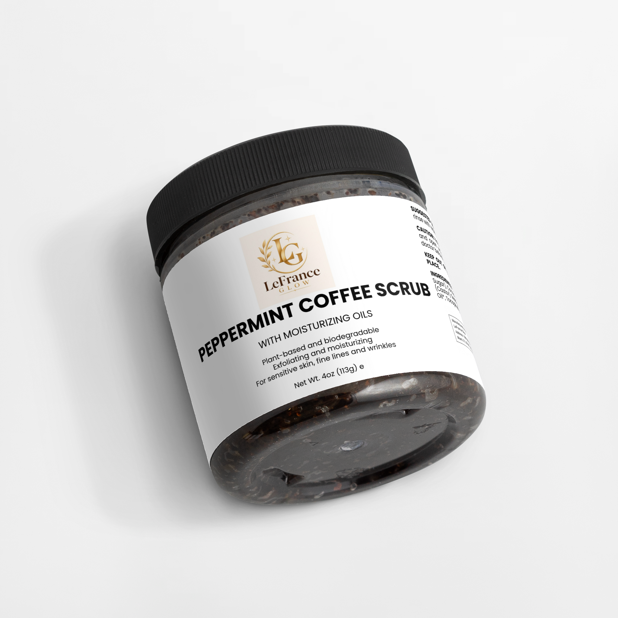 Peppermint Coffee Scrub