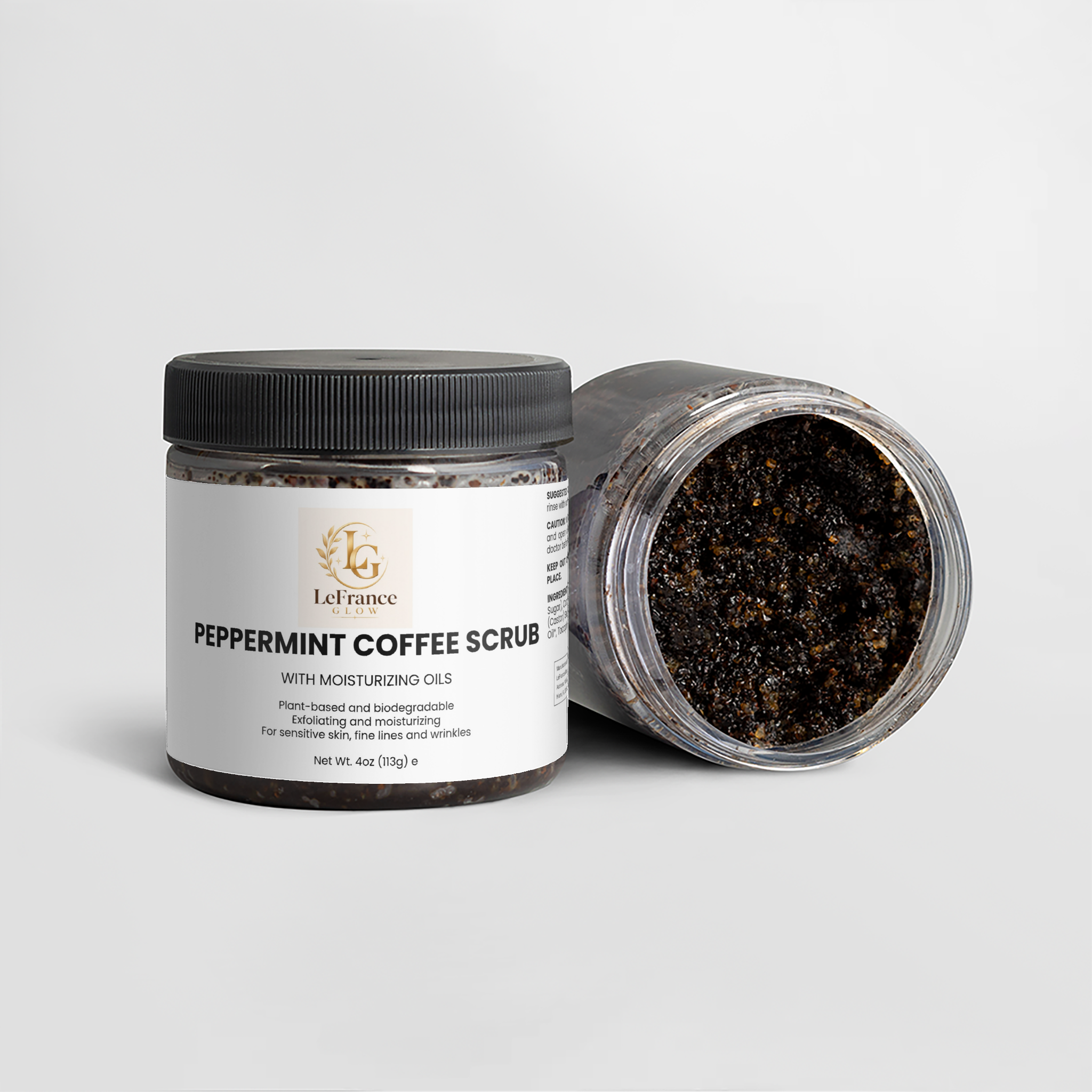Peppermint Coffee Scrub